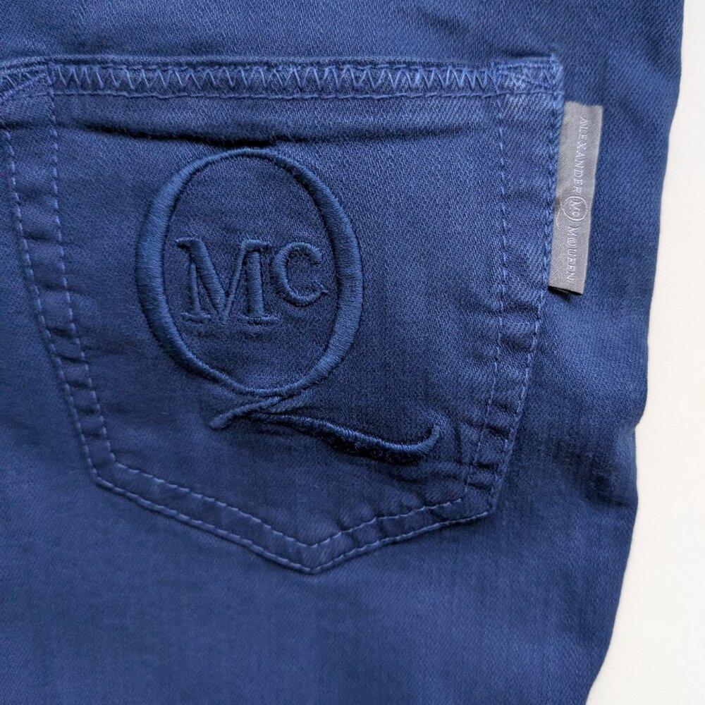 #Real# Alexander McQueen Women’s Blue Jeans Made in Italy SINV Era Size 48 (W32)